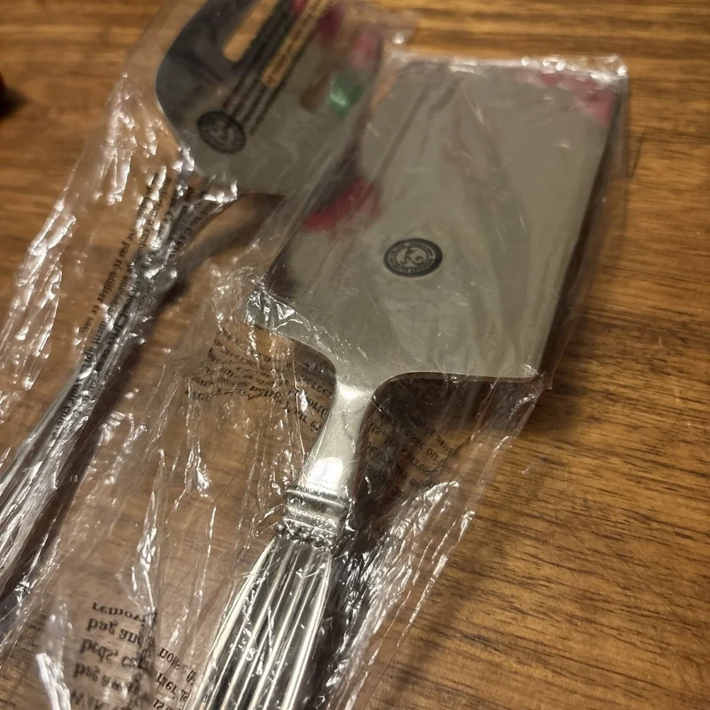 GODINGER Olde Copenhagen 2 Lg Serving Pcs Cake Lasagna Server Fork New & Unused